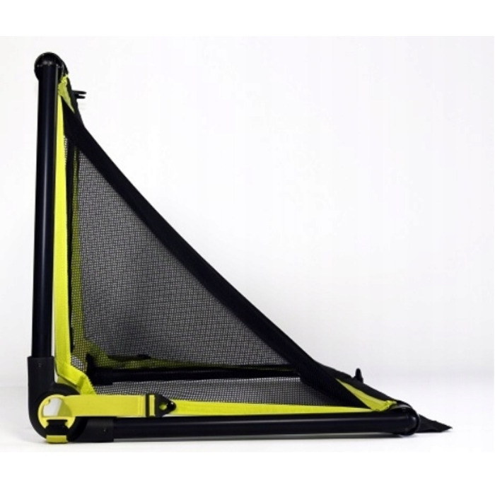 Складані переносні футбольні ворота BazookaGoal 120x75 см, чорні