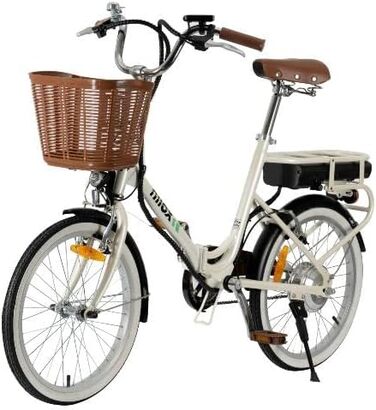 Електровелосипед Nilox E-Bike J1 Plus, складаний, 250 Вт, 36V 7.5Ah, 40 км, 25 км/год, 20'' колеса, літієва батарея, ергономічне сідло