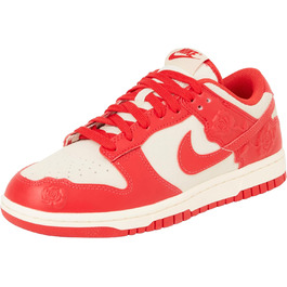 Кросівки Nike Dunk Low для жінок, біло-чорно-білі (40 EU, Coconut Milk University Red Pale Ivory)