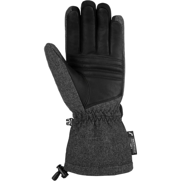 Універсальні чоловічі рукавички Reusch Conan R-Tex XT, сірі-чорні, розмір 7, для зимових видів спорту