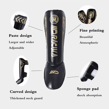 Захисні шорти для ніг ForceRoute для Муай Тай, Кікбоксингу та інших єдиноборств, шкіряні, з підтримкою гомілки, рожеві