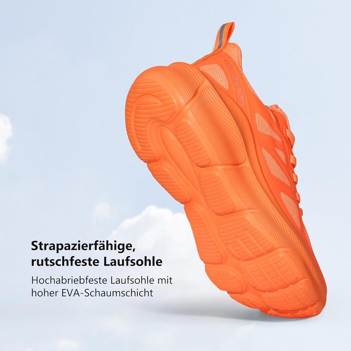Жіночі кросівки Hawkwell Cloud Zero для ходьби та тенісу, з амортизацією, дихаючі, для спорту, фітнесу, тренувань, бігу, з неслизькою підошвою, для медичного використання (38 EU, Оранжевий)