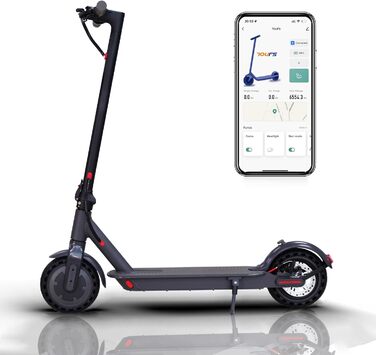 Електросамокат для дорослих IPX4, 350Вт, 20 км/год, LCD, APP, до 28 км