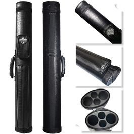 Чохол для більярдного кия Hartschalenkoffer A02-schwarz, овальний, 2 шт.