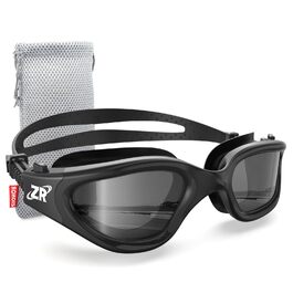 Окуляри для плавання ZIONOR G1 Polarisierte Allblack-Smoke: Антифог, 100% UV-захист, регульований ніс