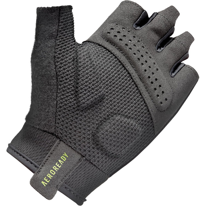 Рукавиці для тренувань Adidas Essential Aeroready (XS, Зелені) - вологовідвідні, з м'якою шкіряною долонею