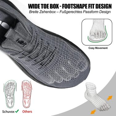 Кросівки для бігу та повсякденного носіння Unisex, бігові, спортивні, для фітнесу, білого (темно-сірого) кольору, розмір 37-46 EU