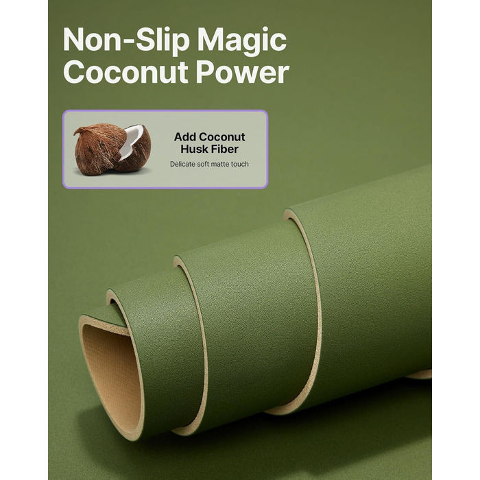 Йогамат YOTTOY: неслизька, міцна, з натурального каучуку, з ремінцем та сумкою