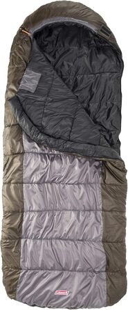 Сплячий мішок Coleman Big Basin -9°C: великий, для дорослих, з регульованою капюшоном та підкладкою з флісу