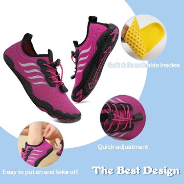 Чоботи для плавання чоловічі та жіночі, аквашузи, шкарпетки для плавання, літні, швидковисихаючі, для серфінгу, розмір 38 EU, фіолетовий