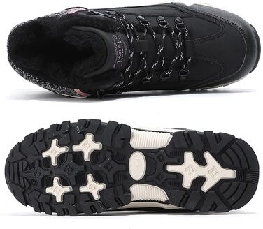 Зимові черевики TARELO для жінок, чорні, розмір 36-41, антиковзаюча підошва