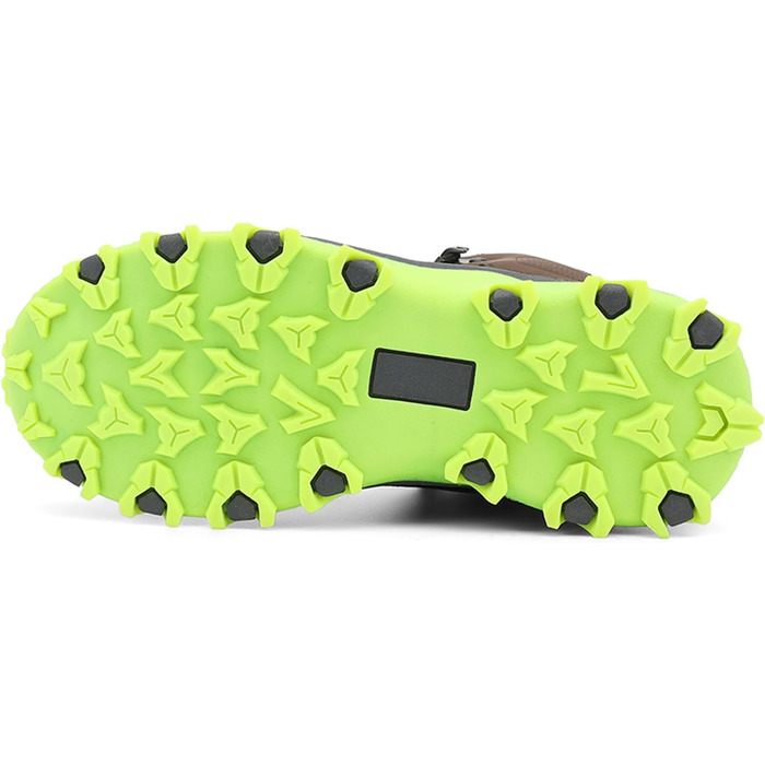 Дитячі трекінгові черевики Kinder: зручні чотирисезонні черевики для піших прогулянок (EU 30-39, коричнево-зелені)