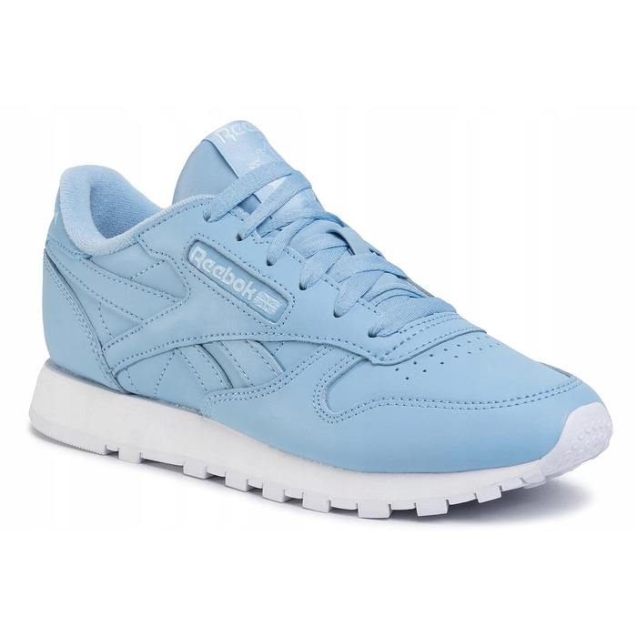 Жіночі шкіряні кросівки Reebok Classic Leather CL LTHR, сині, розмір 35,5