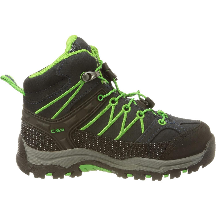 CMP Kinder Rigel Mid Trekking Shoes Wp - Дитячі трекінгові черевики середньої висоти, водонепроникні, блакитний/геко, 25