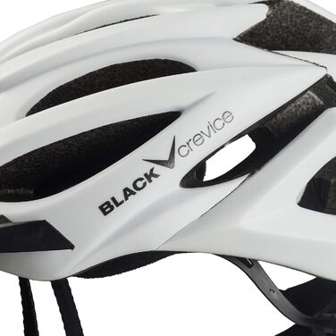 Велосипедний шолом Black Crevice для дорослих, MTB, дихаючий, регульований, білий, XS/S (50-54 см)