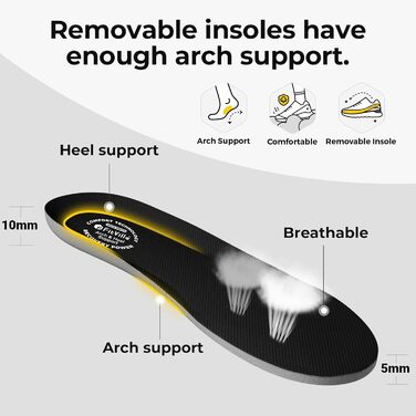 Жіночі кросівки для бігу FitVille з широкою стопою: дихаючі, зручні, спортивні, чорні (40 EU)