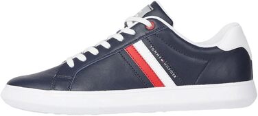 Чоловічі кросівки Tommy Hilfiger Essential Leather Cupsole White (40 EU, Blau Desert Sky)