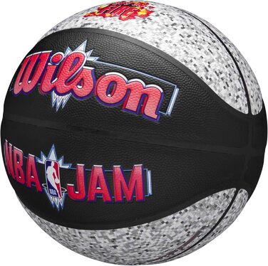 М'яч для баскетболу Wilson NBA Jam, для гри в приміщенні та на вулиці