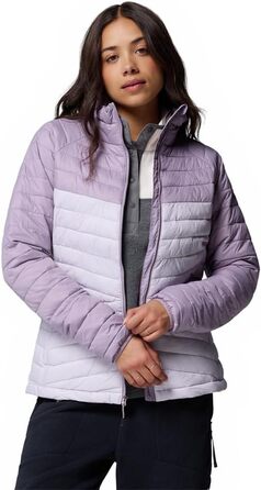 Жіноча куртка-пуховик Columbia Powder Pa Jacket, колір Lavender Pearl / Shale Purple, розмір L