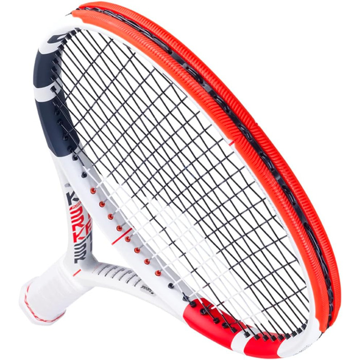 Тенісна ракетка Babolat Pure Strike Team 2019, без струн, біло-чорно-червона, розмір 2