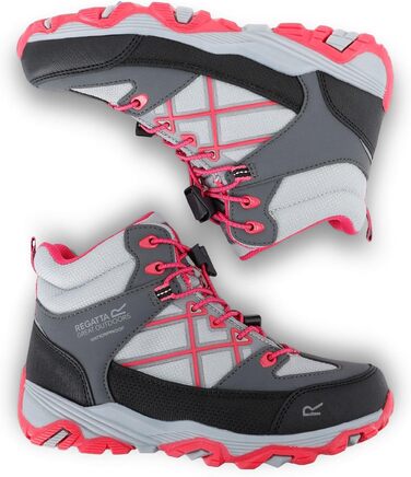 Дитячі черевики Regatta Samaris III для ходьби (32 EU, сірий/рожевий)