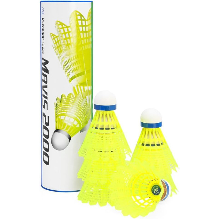 Бадмінтонні волани YONEX Mavis 2000 Nylon - жовті