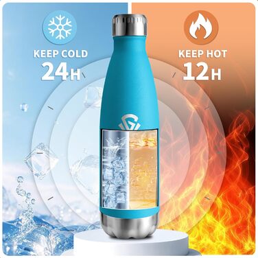 Термосфляка 750 мл, термокана з подвійними стінками, підходить для газованої води, без BPA, фляка для води з ізоляцією, не протікає, з нержавіючої сталі для університету, роботи, подорожей, спорту, активного відпочинку, хлопчиків та дівчаток, темно-зелени