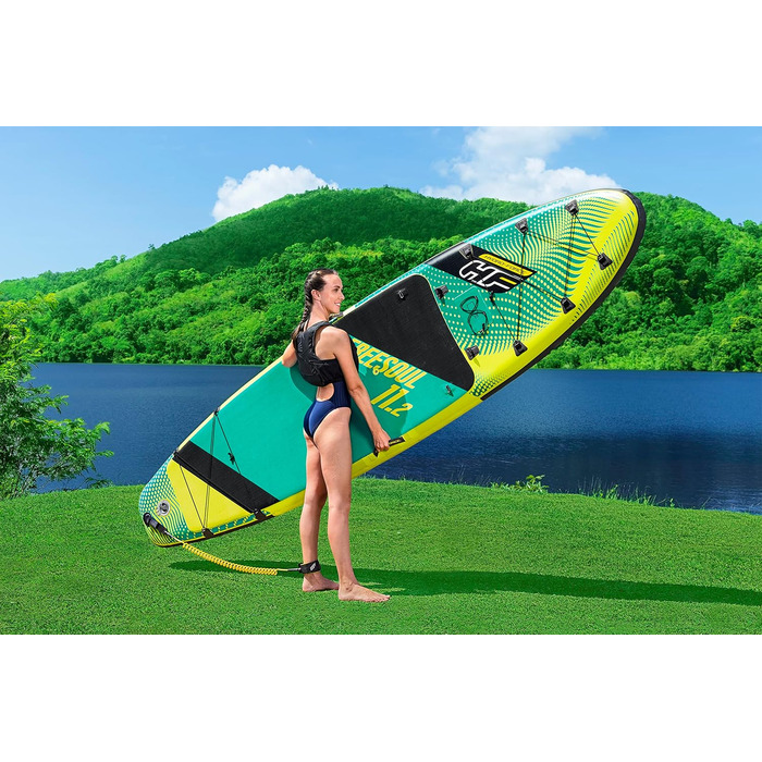 SUP дошка Bestway Hydro-Force Freesoul Tech 340x89x15 см, комплект для турингу
