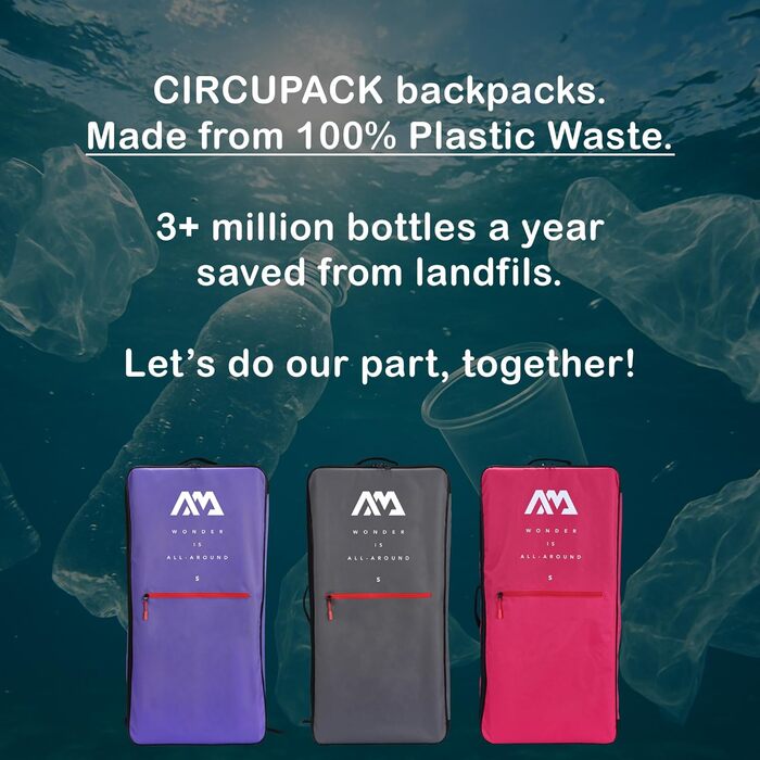 Aqua Marina Rundum SUP набір - надувний сапборд помаранчевий