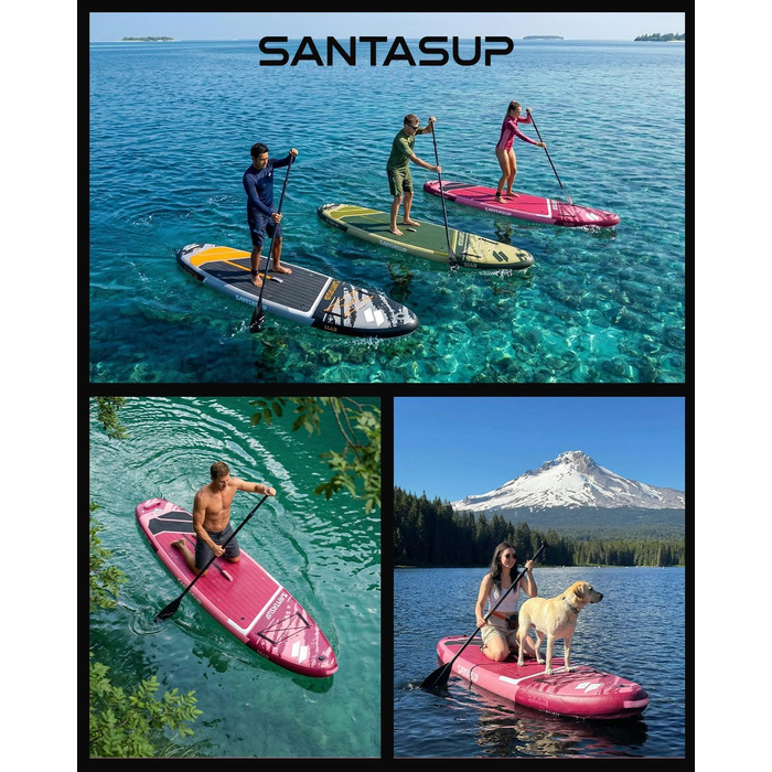 SUP дошка надувна A-ROSE BREEZE 320/335 см з веслом, насосом та рюкзаком - комплект для серфінгу