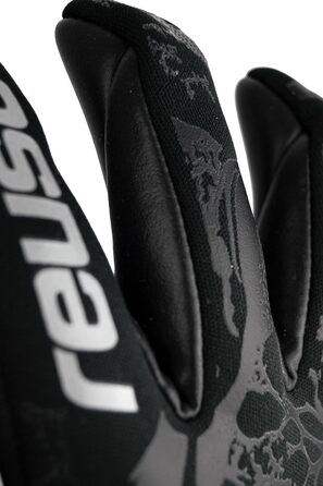 Воротарські рукавиці Reusch Pure Contact Infinity Junior для футболу (чорні) - дитячі, для штучної трави