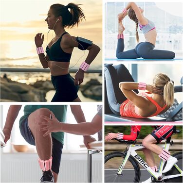 Набір манжет для фітнесу Esshogo 1 кг (2 шт.) - вантажні браслети для рук та ніг, для пілатесу та ходьби