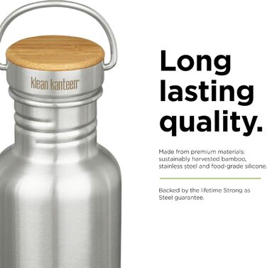 Пляшка для води KleanKanteen Reflect з нержавіючої сталі, 800 мл