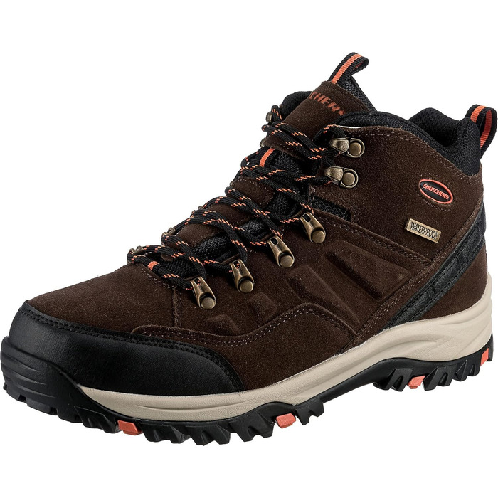 Чоловічі черевики Skechers Relment Pelmo 64869, темно-коричнева замша (45 EU)