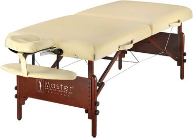 Складаний масажний стіл Master Massage Del Ray, 76 см, бежевий, портативний