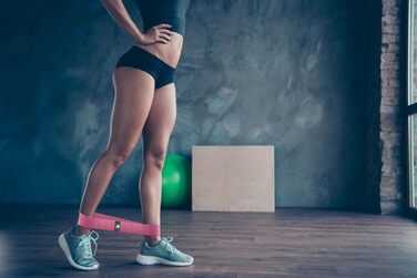 Набір гумок для фітнесу Fit Active Sports (3 шт.) з сумкою для тренувань сідниць, схуднення, розтяжки та вправ для сідниць вдома та спортзалі