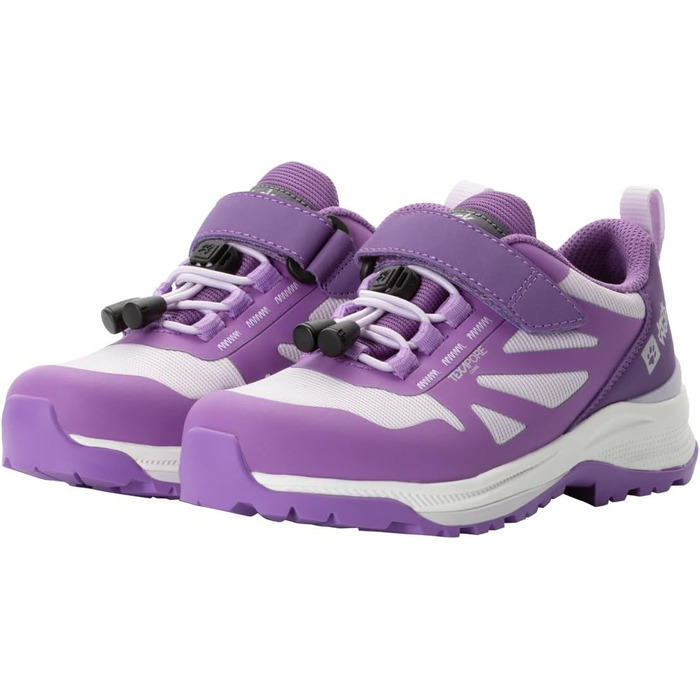 Черевики туристичні Jack Wolfskin Vili Hiker Texapore Low для дітей (34 EU, Sea Rose)