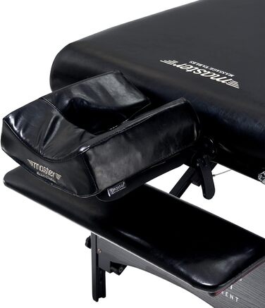 Масажний стіл Master Massage Galaxy, чорний, 80x200 см, мобільний, з підсвіткою