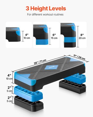 Платформа для аеробіки VEVOR (Блакитна)