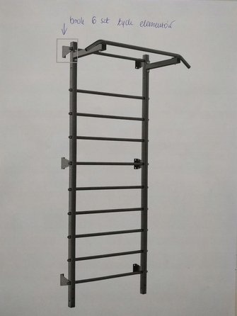 Тренувальна драбинка Dav-Ski, 228 см x 115 см