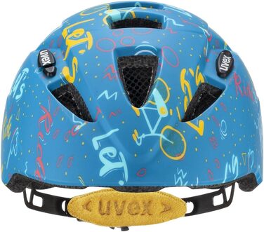 Дитячий велосипедний шолом uvex Kid 2 cc, легкий, розмір 46-52 см, регульований, можливість встановлення LED-підсвітки, дитячий дизайн