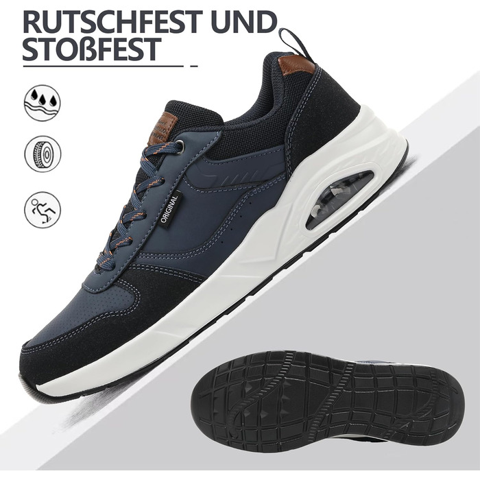 Sneaker TARELO для чоловіків: кросівки з повітряною подушкою, зручні та легкі для занять спортом та відпочинку (зелені, сині, 42 EU)