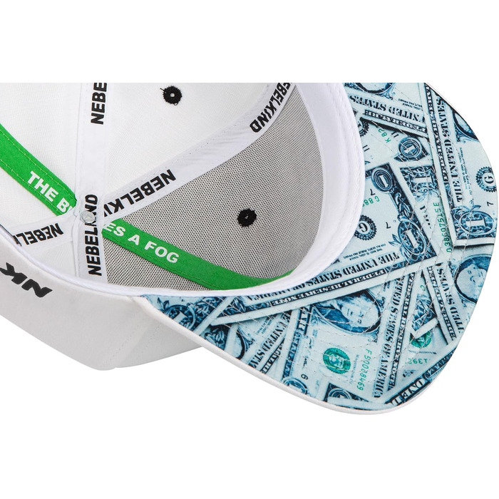 Кепка-снэпбек Nebelkind Winkekatze унісекс з прямим козирком, регульована, біла, стиль streetwear