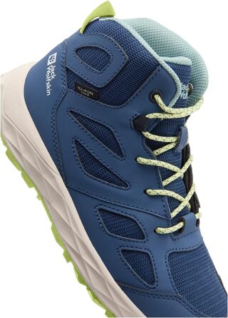 Дитячі трекінгові черевики Jack Wolfskin Woodland 2 Texapore Mid K (26 EU, Evening Sky)