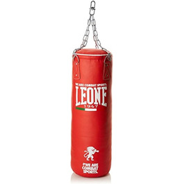 Боксерський мішок LEONE 1947 AT840, 20 кг, чорний/червоний, для дорослих, універсальний