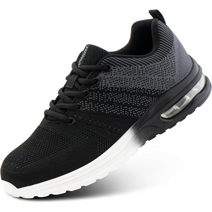 Кросівки для бігу Hitmars: спортивні, легкі, дихаючі, для чоловіків та жінок, Outdoor, Fitness, Jogging, чорний, сірий, блакитний, EU 36-48 (Сірий, 42 EU)