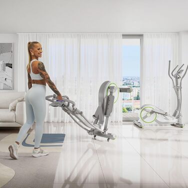 Zipro Crosstrainer Wave: еліптичний тренажер для дому, 32 рівні опору, Bluetooth, підставка для iPad, до 120 кг