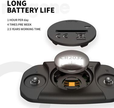 Пульсометр Magene H303 з нагрудним датчиком, ANT+/Bluetooth, сумісний з iOS/Android