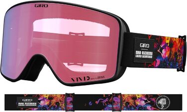 Унісекс лижна маска Giro Method, чорна/помаранчева, універсальний розмір, з лінзою Liquid Light