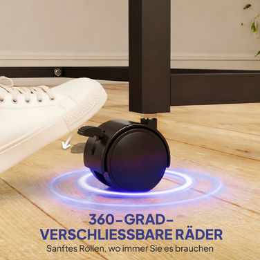 Стіл для настільного тенісу, складаний, мобільний, з 2 ракетками, 3 м'ячами, металевим каркасом, розміром 274x152,5x76 см, блакитний